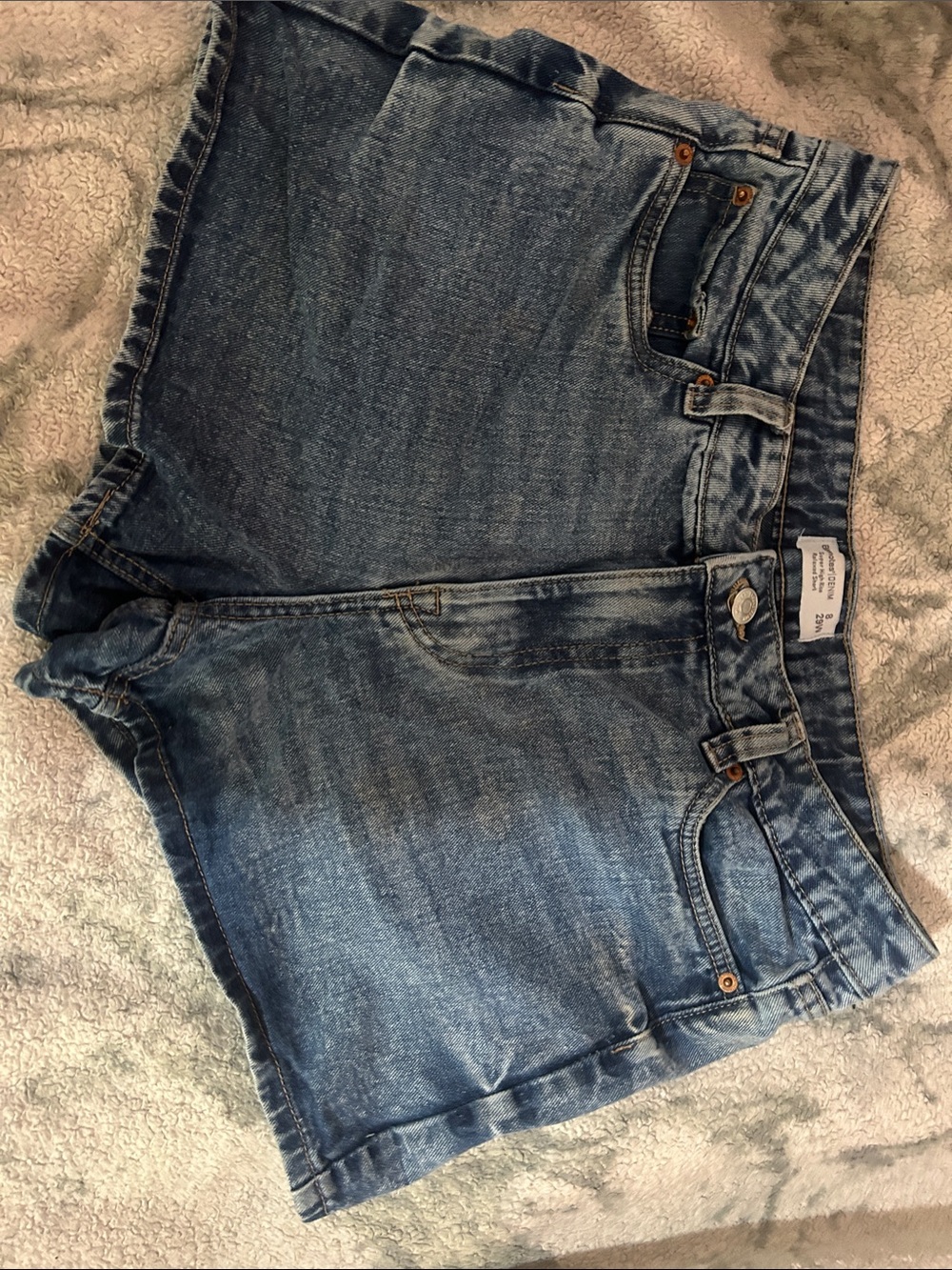Bluenotes Women's Mid-Blue Denim Shorts